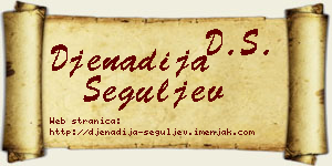 Đenadija Šeguljev vizit kartica